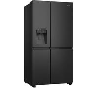 Réfrigérateur Américain - HISENSE - RS818N4TFC - 632 L - Classe C - 91 x 73 x 179 cm - Inox noir
