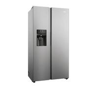 Haier SBS 90 Serie 3 HSR3918EIMP frigo américain Pose libre 515 L E Platine, Acier inoxydable