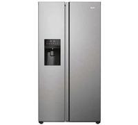Refrigerateur americain HSR3918EIMP Haier 337.0 gris ventile (no frost) gris G