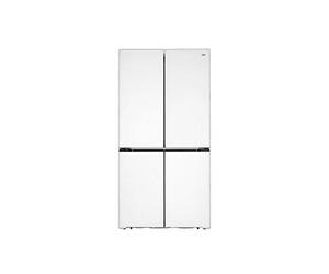 Réfrigérateur américain No Frost, 542 litres verre blanc