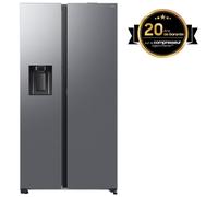Réfrigérateur américain Samsung Réfrigérateur Bespoke AI- Américain- Platinum Inox- Ecran interne - 634L - RS80F66KBTEF- Classe