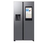 Samsung Series 9 Réfrigérateur Bespoke AI Family Hub -Américain- Platinum Inox- 614L - RS90F66BETEF- Classe E