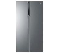 Réfrigérateur américain SBS 90 Série 3 - Haier HSR3918ENPG - Classe E - No Frost - Pose Libre - 528L (réfrigrateur 337L + congélateur 191L) - Gentle Silver