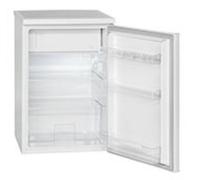Réfrigérateur avec petit congélateur 120L blanc Bomann KS 2184. 1 blanc