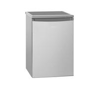 Réfrigérateur avec petit congélateur 120L inox Bomann KS 2184.1 inox