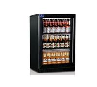 Réfrigérateur Bar Avec 1 Porte Battante En Verre, 128 Litres, +1°/+10°C - Virtus - R600a - 1 600x520x900mm