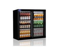 Mastro Réfrigérateur Bar Avec 2 Portes Battantes En Verre, 200 Litres, +1°/+10°C