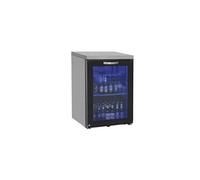 Réfrigérateur Bar Gauche avec 1 Porte Battante en Verre, 90 Bouteilles - Virtus - 1Battante 460x500x875mm