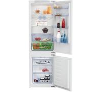 Refrigerateur combine BCHA275E4SN Beko ventile (no frost) congélateur en bas 262 L Blanc G