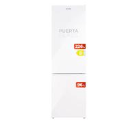 Réfrigérateur Combi EVVO F55 Glass (Blanc)