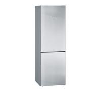 iQ300 Réfrigérateur combiné pose-libre 186 x 60 cm Acier brossé anti-traces KG36VVIEAS Acier brossé anti-traces G