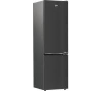 Beko B7RCNE408HXBR réfrigérateur-congélateur Pose libre 355 L A Noir, Acier inoxydable