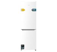 Cecotec Réfrigérateur Combiné 2 Portes Bolero CoolMarket Combi 322 White E. 322 L, Hauteur 185 cm et Largeur 60 cm, Basse Consommation, Système Multi Air Flow, Total No Frost et 2 Tiroirs.