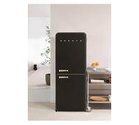 FRIDGE RETRO COMBI - Réfrigérateur Combiné De Style Rétro 401L Noir