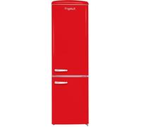 FrigeluX Réfrigérateur Combiné Retro Vintage Rouge 244L CB255RRA++