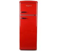 Frigelux Réfrigérateur RFDP246RRA++ rétro vintage 2 portes rouge 245 L