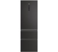 Réfrigérateur Combiné - HAIER - 3D 60 Series 5 HTW5618ENPT - Classe E - 360 L - 185 x 59,5 x 66,7 cm - Noir