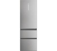 Haier Réfrigérateur combiné 3D 60 Serie 5 HTW5618CNMG Pose libre 360 L TotalNoFrost Wi‑Fi Argent