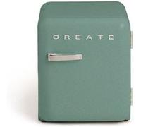 Refrigerateur combine RETRO FRIDGE 50 - Frigorífico CREATE congélateur en bas 48 L Gris G