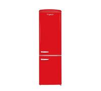 Réfrigérateur combiné rétro - Frigelux - CB255RRD - 244 L (181 + 63 L) - Rouge - 55 cm - Classe D - 39 dB