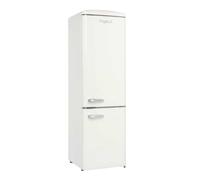 Réfrigérateur Combiné Retro Vintage Crème 244L CB255RCA++