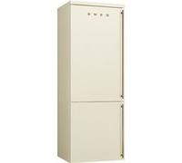 Réfrigérateur combiné Smeg FA8005LPO6 crème laiton antique charnière gauche 481 L Beige