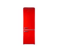 Refrigerateur combiné vintage GCBV310RD - Congélateur bas - Rouge - Capacité 310 L - Faible conso