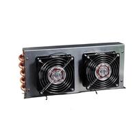 Réfrigérateur Condenseur Radiateur Avec Ventilateur Petit Refroidi Par Air Refroidi Par Eau Général Tube De Cuivre À Ailettes Congélateur Dissipateur Thermique(A-1)