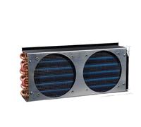 Réfrigérateur Condenseur Radiateur Avec Ventilateur Petit Refroidi Par Air Refroidi Par Eau Général Tube De Cuivre À Ailettes Congélateur Dissipateur Thermique(B)