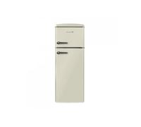 Réfrigérateur congélateur 2 portes retro Arzy LJDD206CREAM 206 Litres crème
