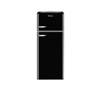 Réfrigérateur-congélateur Amica Retro AR7212N - congélateur haut - 55x61.5x144 cm (lxpxh) - 206 litres - classe E - noir