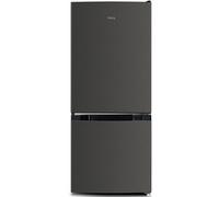Refrigerateur congelateur en bas Chiq Chiq, r?frig?rateur bas givre, 117 litres, commande ?lectronique, acier noir, rangement de tri, d?givrage manuel facile