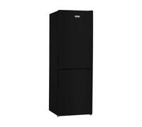 FrigeluX RC168NE : réfrigérateur combiné noir 157 L compact, Low-Frost, portes réversibles, classe E, silencieux 39 dB