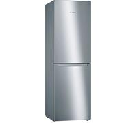 Bosch - KGN34NLEB Série 2 - Réfrigérateur-congélateur - 186 x 60 cm - Réfrigérateur de 193 l et congélateur de 107 l - Ajustement parfait - Éclairage LED - Fresh Sense, Multi Airflow, super fonction