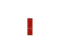 Réfrigérateur congélateur combiné vintage rouge