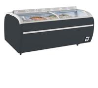 Réfrigérateur congélateur de supermarché gris TWIN 220A-CF - Tefcold