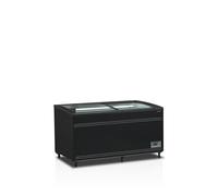 Réfrigérateur congélateur de supermarché noir SFI145B CF VS