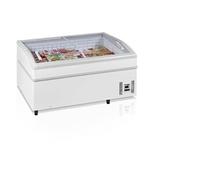 Congélateur coffre Tefcold Congélateur Coffre 17309 400L 220V 48dB Dégivrage Automatique Froid Statique Pied Réglables Blanc