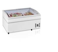 Congélateur coffre Tefcold Congélateur Coffre 17309 400L 220V 48dB Dégivrage Automatique Froid Statique Pied Réglables Blanc
