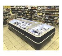 Congélateur bar Tefcold Réfrigérateur / Congélateur de Supermarché TWIN 220 CF