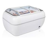 Congélateur coffre Tefcold Congélateur Coffre R290 16323 Dégivrage Automatique 334L 267W Froid Statique Acier Laqué Blanc