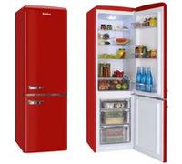 Réfrigérateur Congelateur en Bas Amica KGCR387100R Dégivrage Automatique 244L 40dB Rouge Rouge G