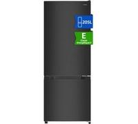 CHiQ Réfrigrateur congélateur FBM205L42-205L (153 52),Classe énergtique E, 39 dB, Acier noir, Low frost, Portes réversibles