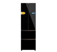 Réfrigérateur-congélateur French Door - Bolero - CoolMarket Combi F2D 400 - Verre Noir - NoFrost