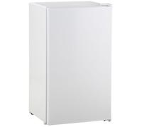 HOMCOM Réfrigérateur congélateur, petit réfrigérateur à une porte, 91 L, étagères modulables, compartiment congélateur, design sous-comptoir, blanc