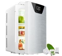 Réfrigérateur congélateur portable de 20 L avec système de refroidissement à trois cœurs pour nourriture, cosmétiques et usage domestique