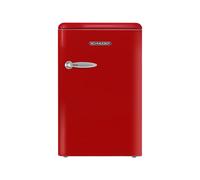 Réfrigérateur-congélateur Schneider Vintage SCTT115VR - table top - 54x62.8x87.3 cm (lxpxh) - 109 litres - classe E - rouge