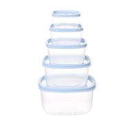 Réfrigérateur Conteneur d'aliments Bins Organisateurs empilables Préserve la fraîcheur Président transparent transparent facile à empiler les contenants de rangement de cuisine