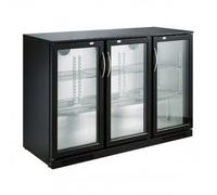Arrière-bar réfrigéré 298 L - - R600a - Gepoedercoat staal3298Vitrée/battante 1335x500x900mm