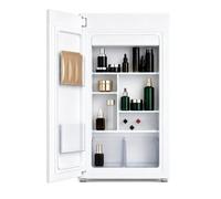 Réfrigérateur De Beauté Encastrable avec Porte Miroir, 32L Panneau Tactile